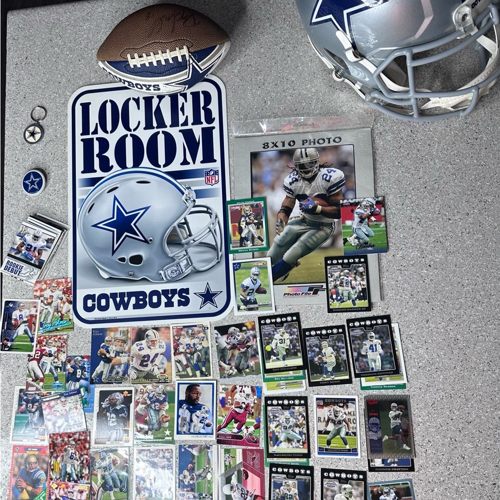 NFL Dallas Cowboys Memorabilia Collection - Blue and Silver